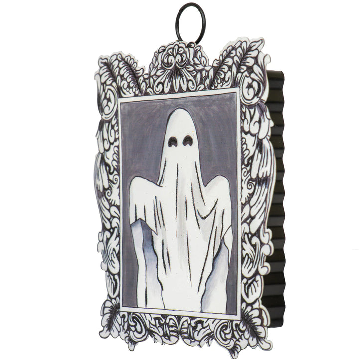 Mini Gallery Square Baroque Ghost Charm