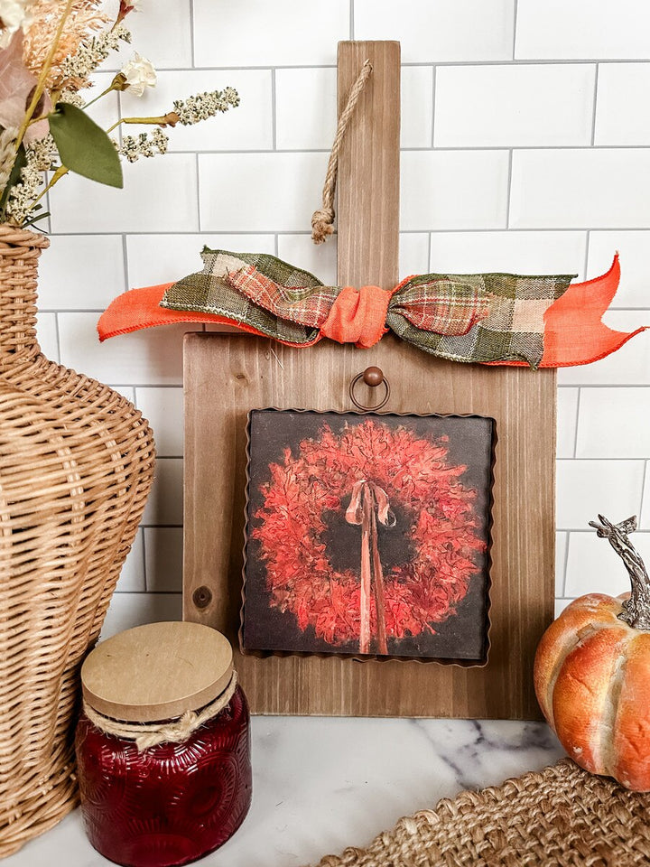 Mini Vibrant Wreath Print