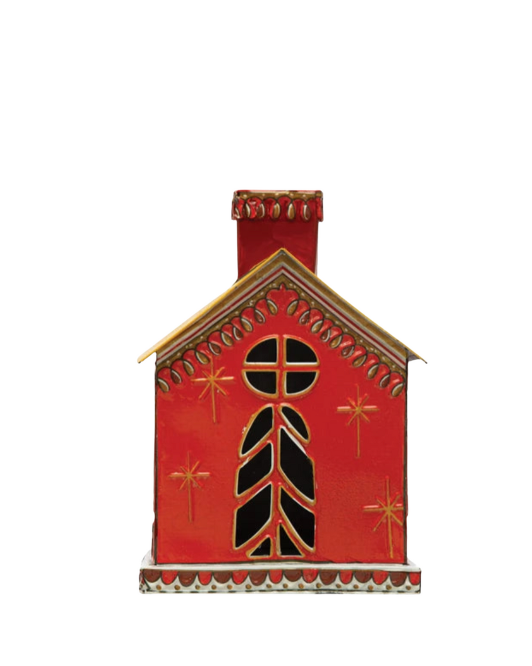 Metal House w/Cut Outs