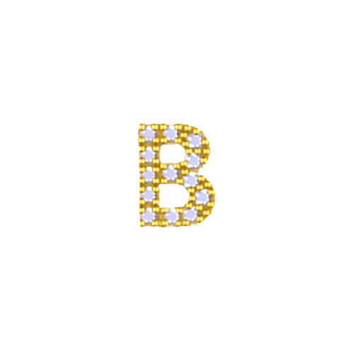 Yellow Initial Charm