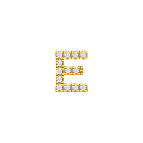 Yellow Initial Charm
