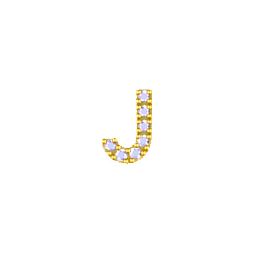 Yellow Initial Charm