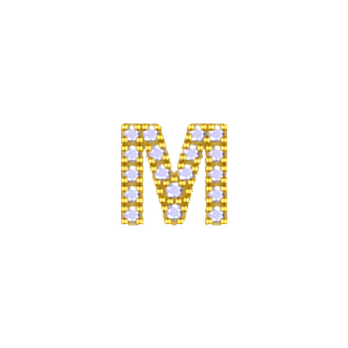 Yellow Initial Charm