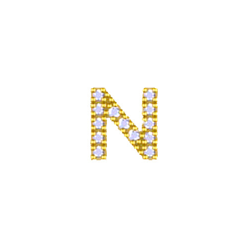 Yellow Initial Charm