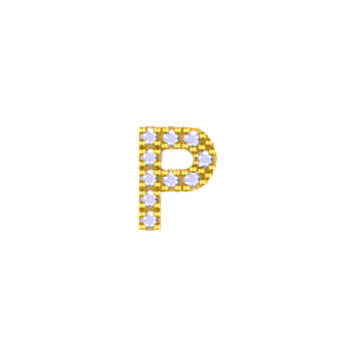 Yellow Initial Charm