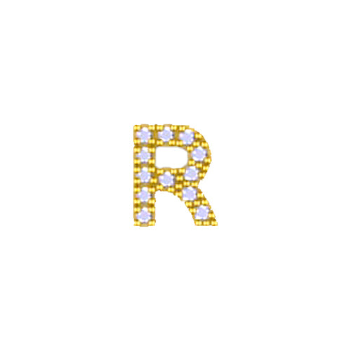 Yellow Initial Charm