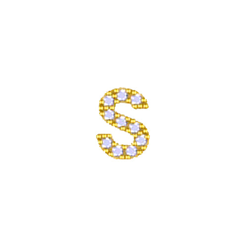 Yellow Initial Charm