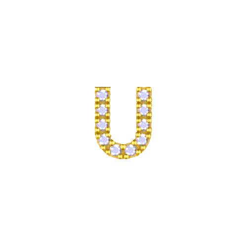 Yellow Initial Charm