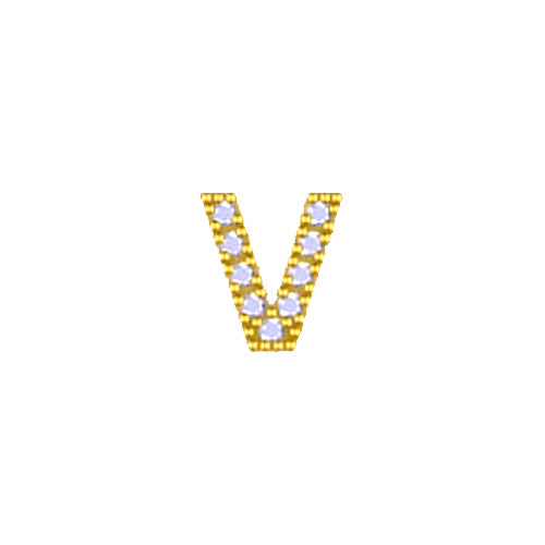 Yellow Initial Charm