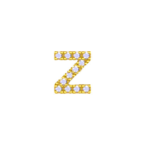Yellow Initial Charm