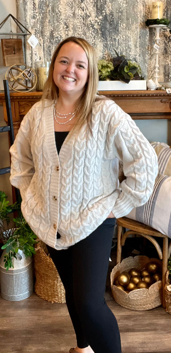 Vivia Textured Cardigan
