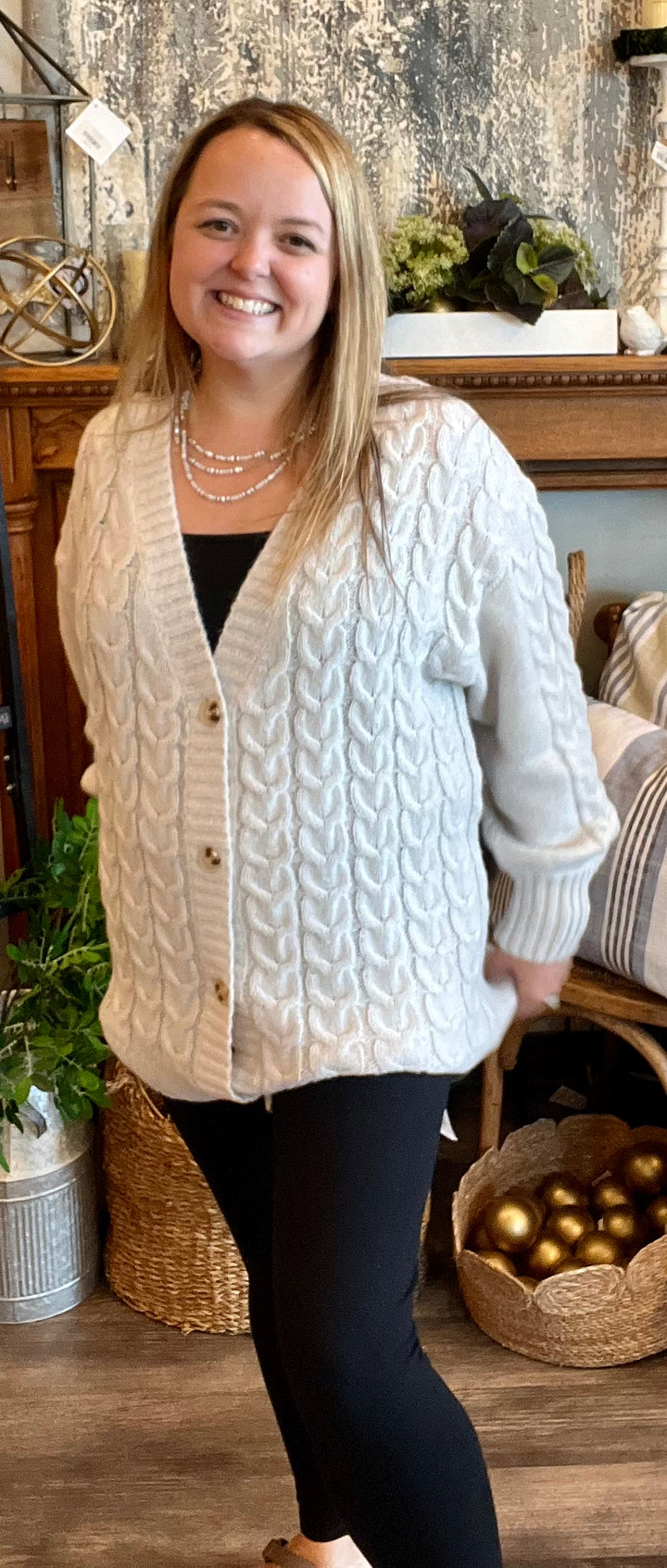 Vivia Textured Cardigan