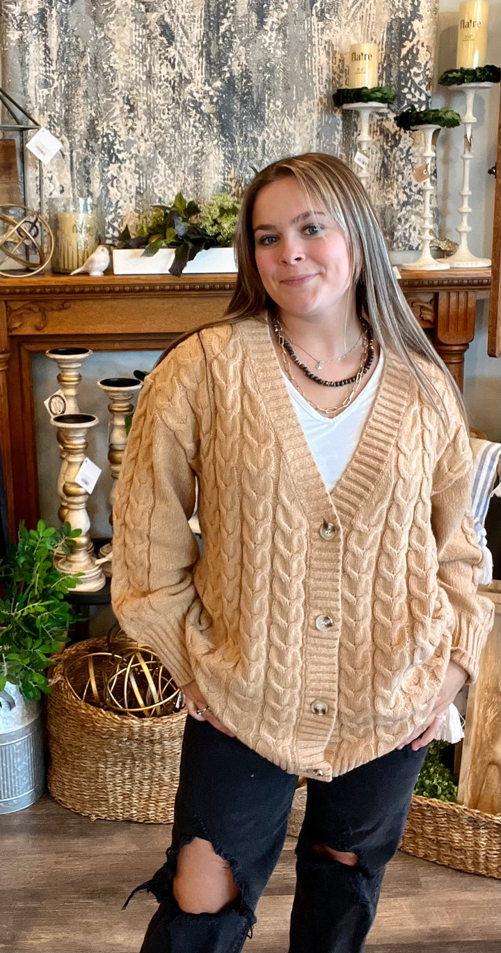 Vivia Textured Cardigan