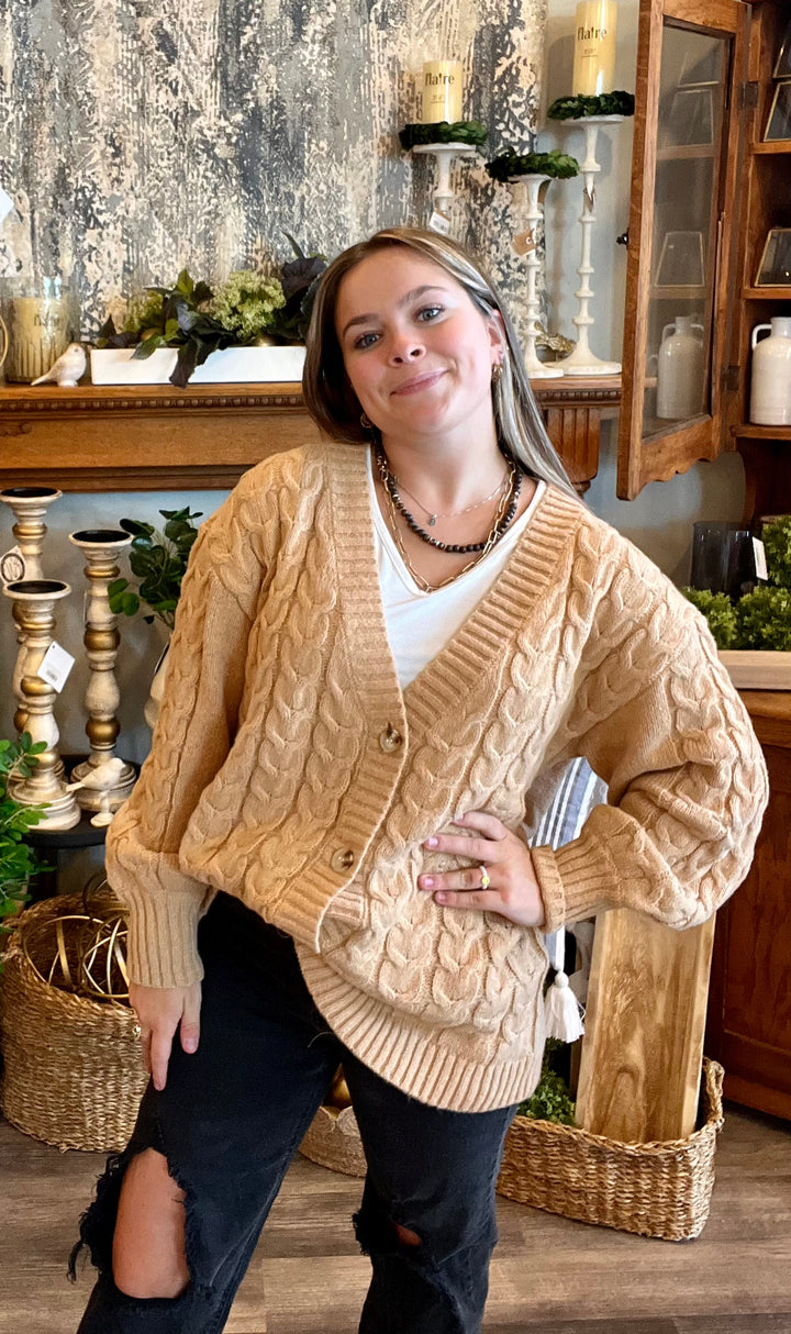 Vivia Textured Cardigan