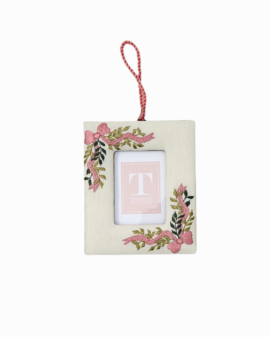 Embroidered Photo Frame Ornament