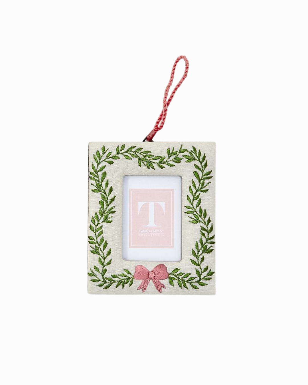 Embroidered Photo Frame Ornament