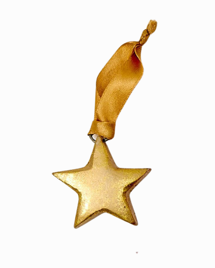 Bright Metallic Star Ornament