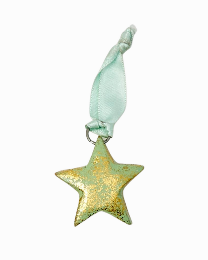 Bright Metallic Star Ornament