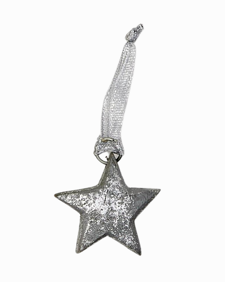 Bright Metallic Star Ornament
