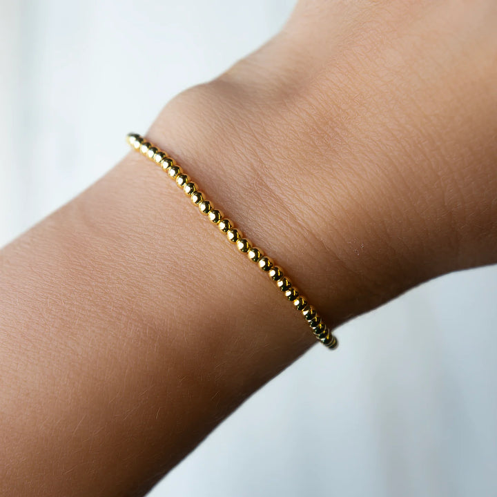 Gilded Stretch Bracelet Smooth