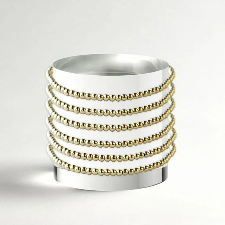 Gilded Stretch Bracelet Smooth