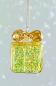 Sparkly Gift Box Ornament