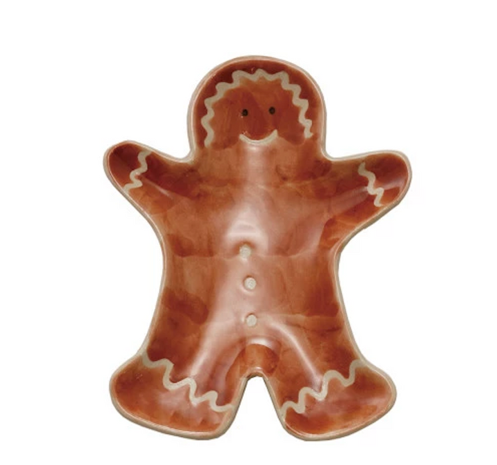 Stoneware Holiday Shaped Dish