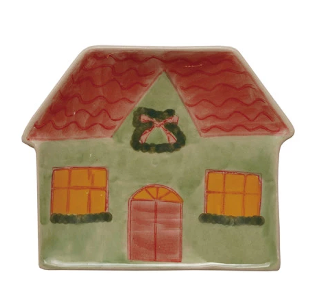 Stoneware Holiday Shaped Dish