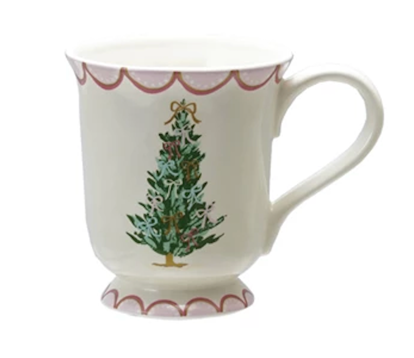Stoneware Mug w/Christmas Tree