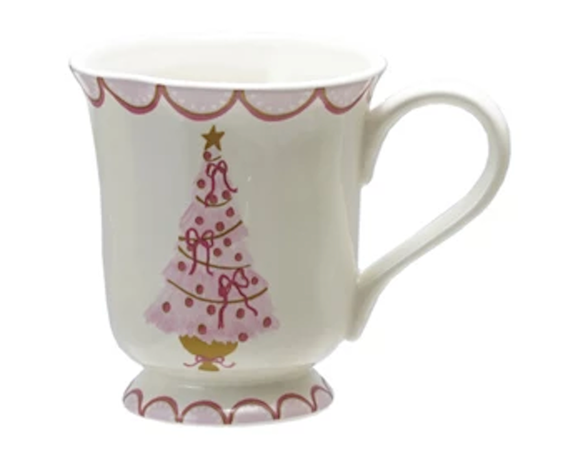 Stoneware Mug w/Christmas Tree