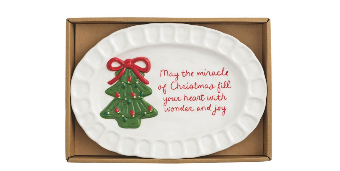 Tree Boxed Sentiment Plate
