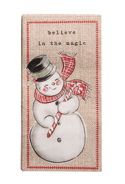 Christmas Paper Guest Towels