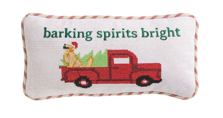 Bark Needle Point Pillow