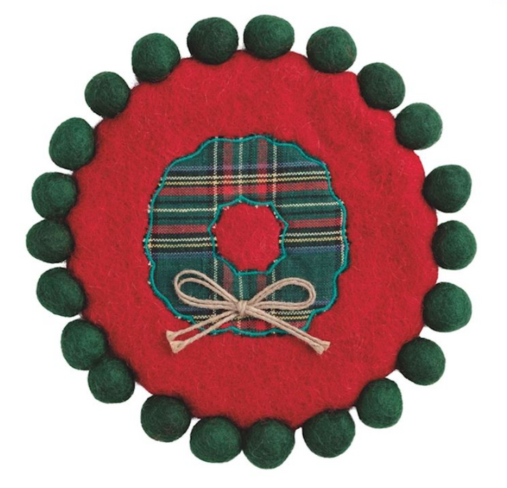 Christmas Felted Trivet