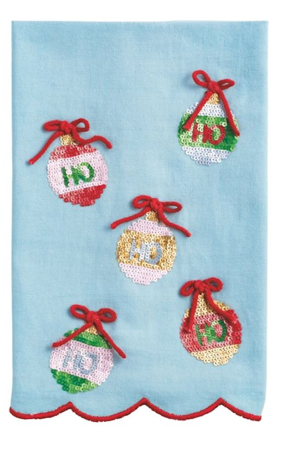 Christmas Sequin Towel