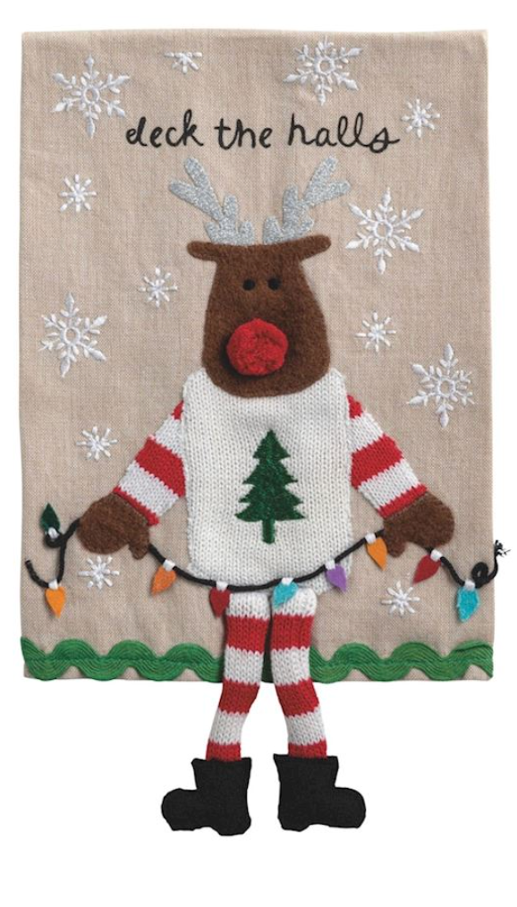 Christmas Dangle Leg Towel