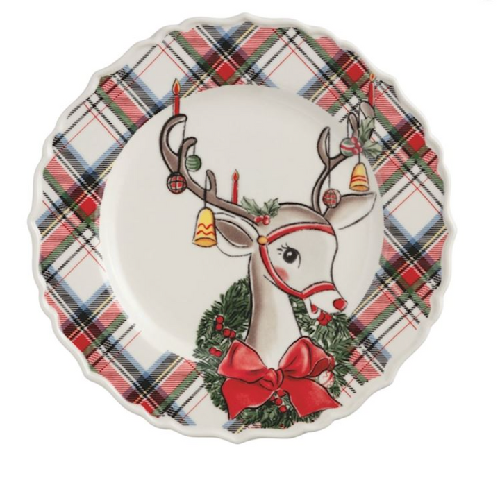 Christmas Icon Salad Plate
