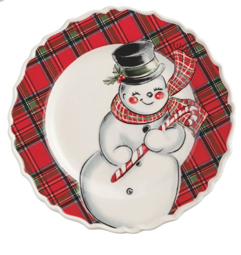 Christmas Icon Salad Plate
