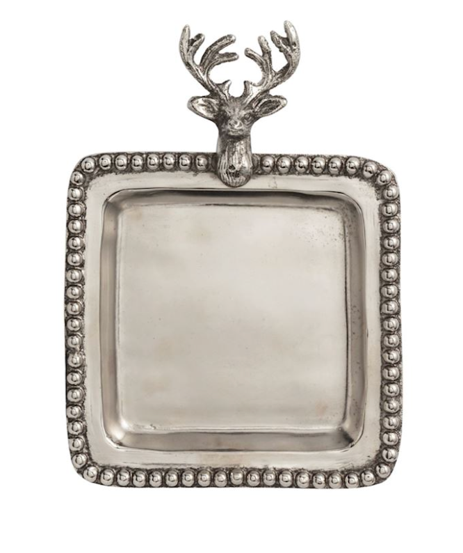 Figural Handle Trinket Tray