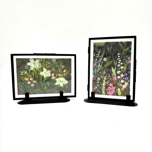 Framed Florals Table Art