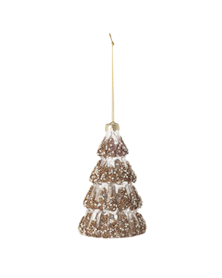 Layered Glitter Tree Ornament