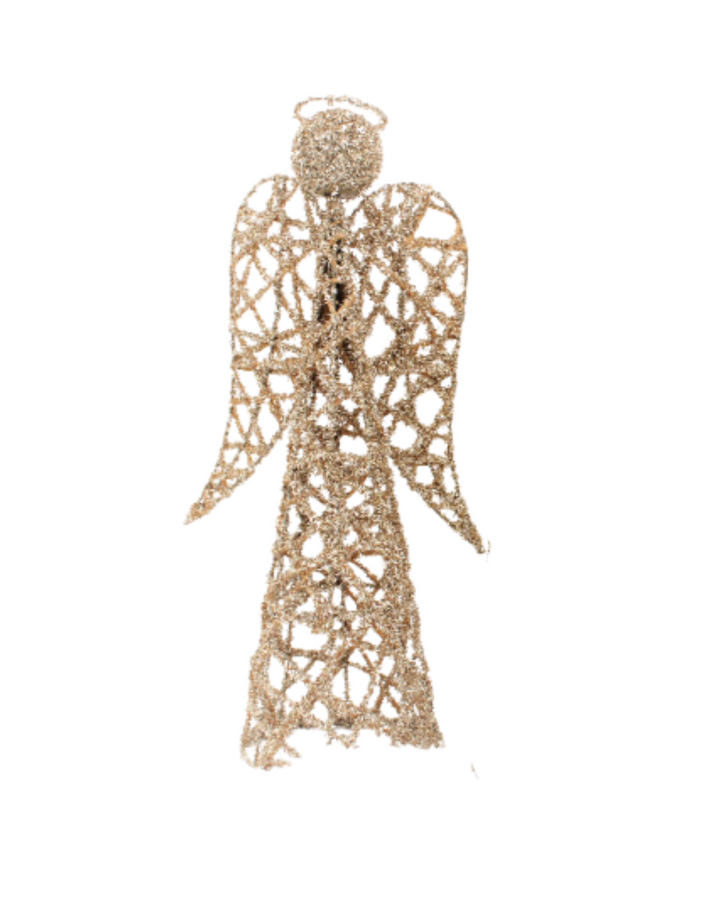 Gold Tinsel Angel