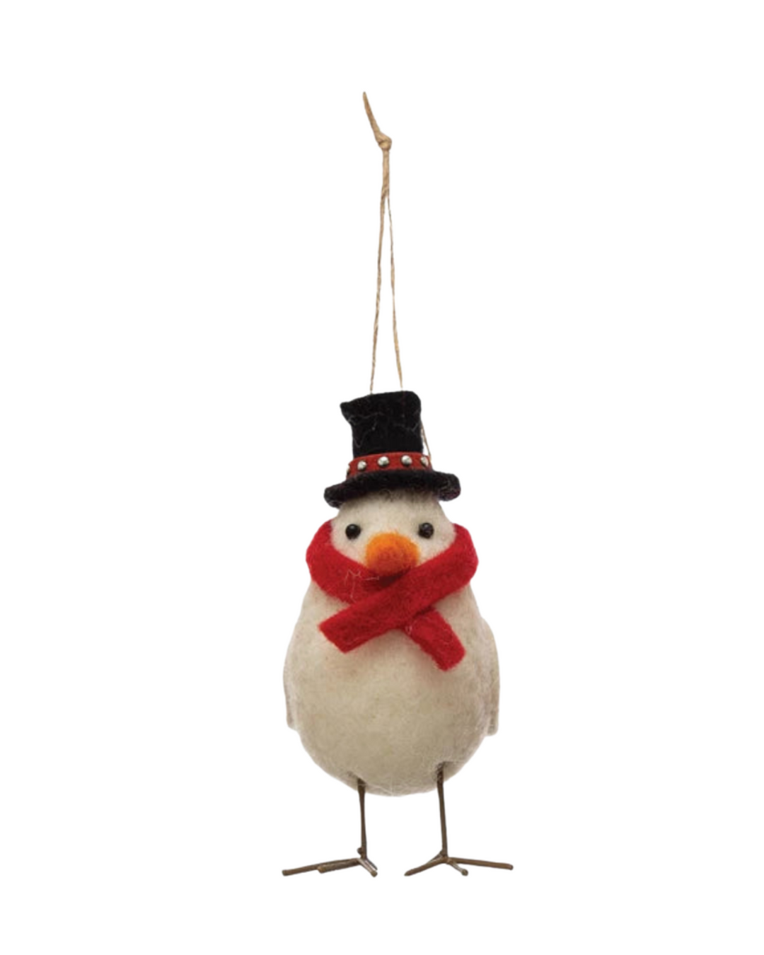 Wool Felt Bird Ornament