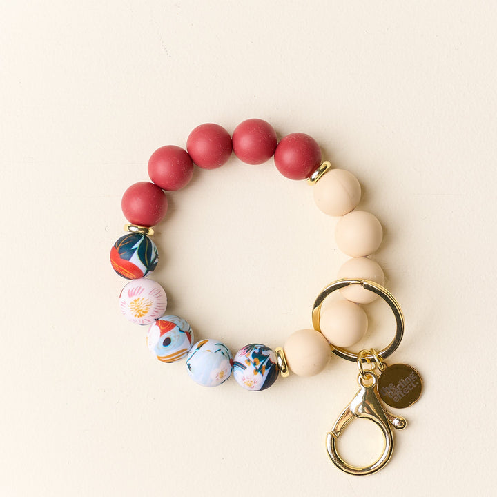 Fall Silicon Keychain Wristlet