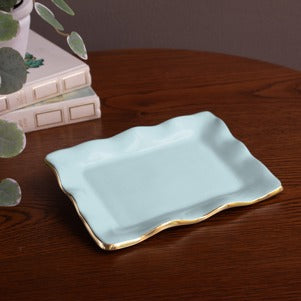 Encanto Vento Small Sky Blue Rectangular Tray