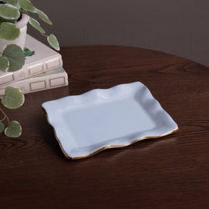 Encanto Vento Small Pastel Blue Rectangular Tray
