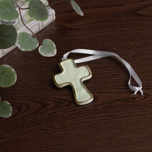 Encanto Athens Cross Pistachio Ornament