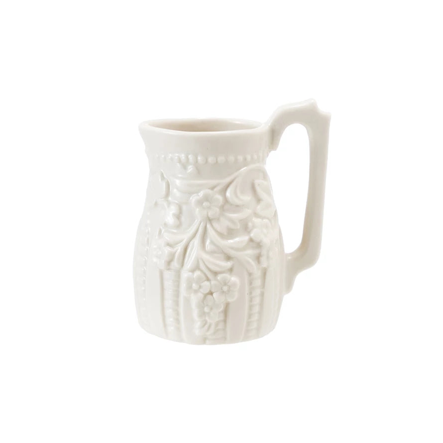 White Vintage Creamer