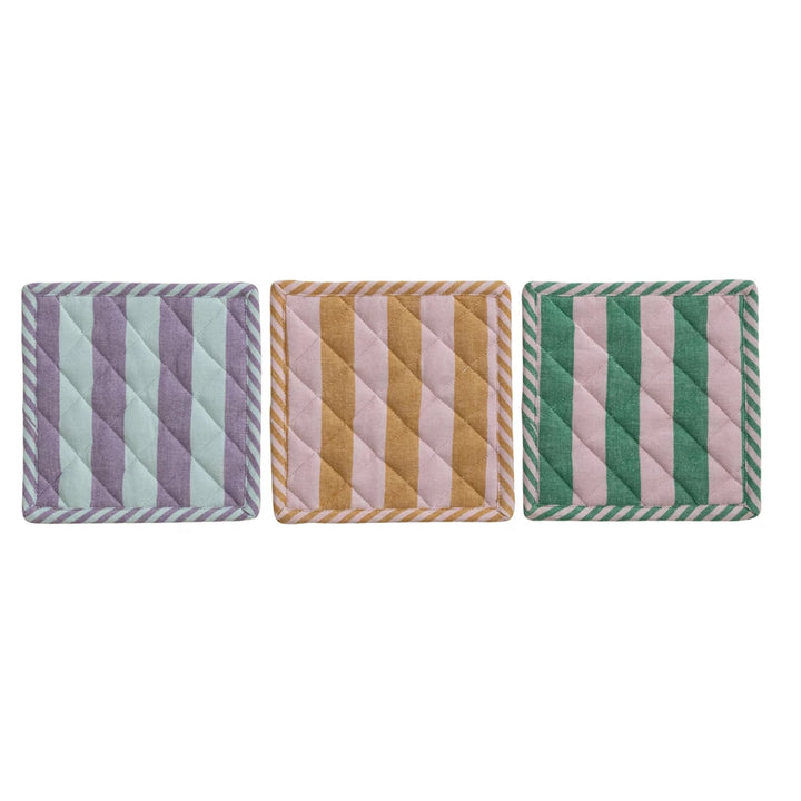 Striped Pot Holders