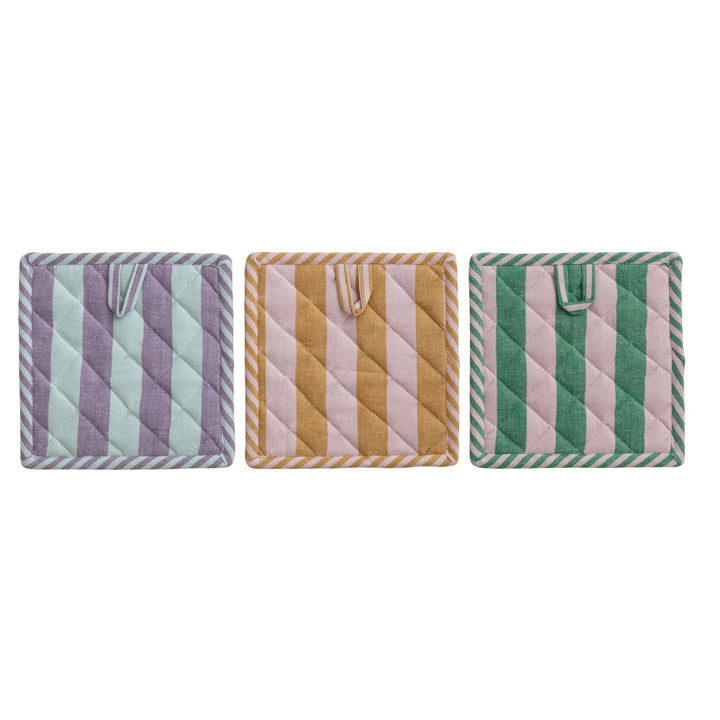 Striped Pot Holders